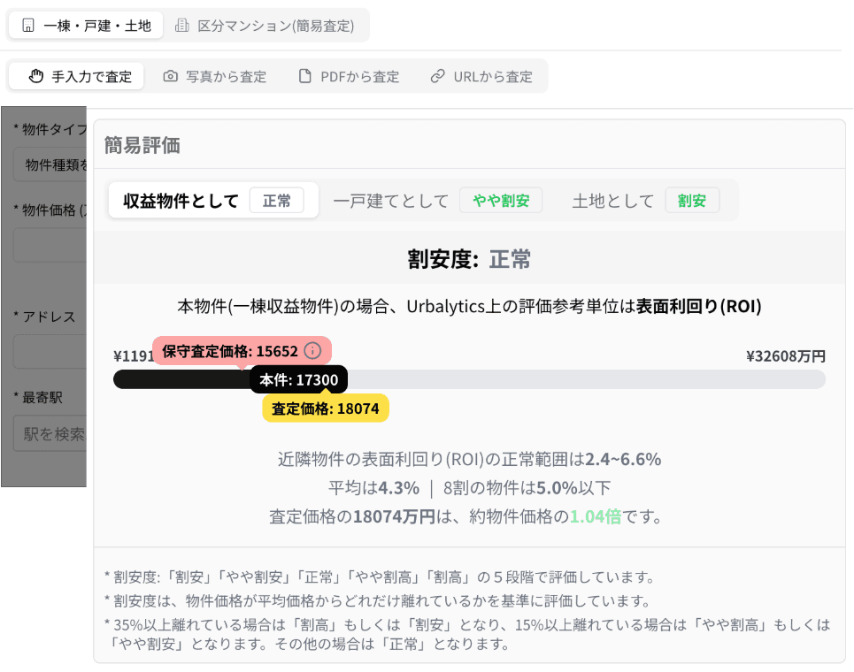 セルフ価格査定